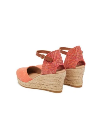 Espadrile dama  G106387, Textil, Portocaliu