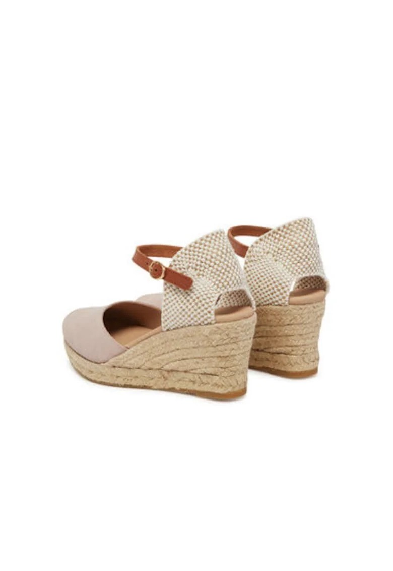 Espadrile dama  G106385, Piele naturala, Roz