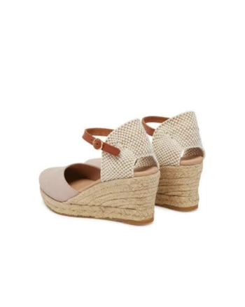 Espadrile dama  G106385, Piele naturala, Roz
