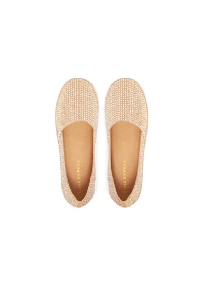 Espadrile dama  V250276, Piele naturala, Maro