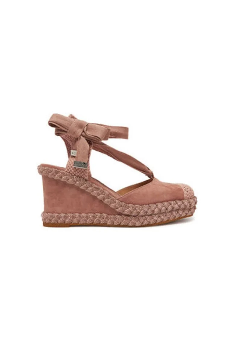 Espadrile dama  V251120, Piele naturala, Roz