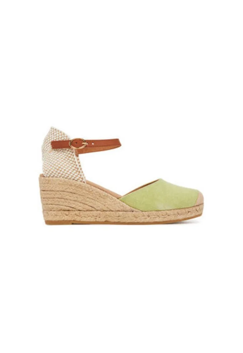 Espadrile dama  G106388, Textil, Verde