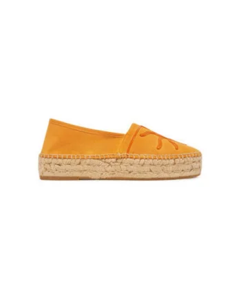 Espadrile dama  G106490, Textil, Portocaliu