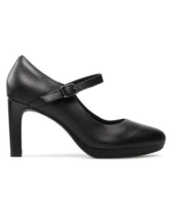 Pantofi dama  261577844, Piele naturala, Negru