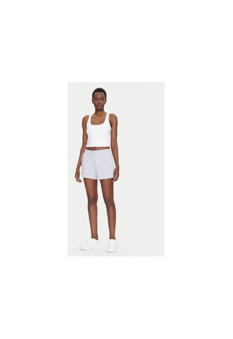 Pantaloni scurti sport dama  682439, Bumbac/Poliester reciclat/Bumbac organic, XL INTL, Albastru