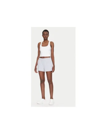 Pantaloni scurti sport dama  682439, Bumbac/Poliester reciclat/Bumbac organic, XL INTL, Albastru