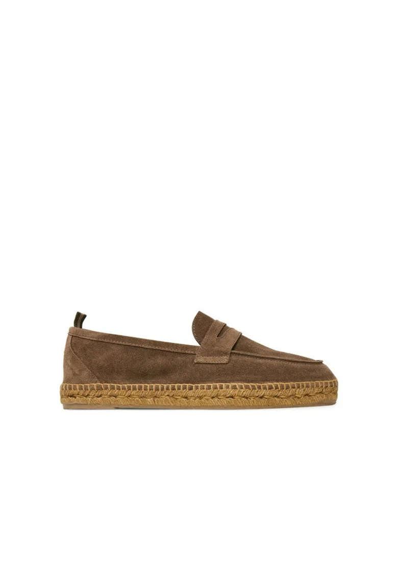 Espadrile barbati  023417-4195, Piele naturala, Maro