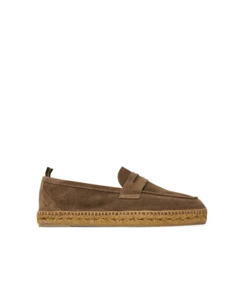 Espadrile barbati  023417-4195, Piele naturala, Maro