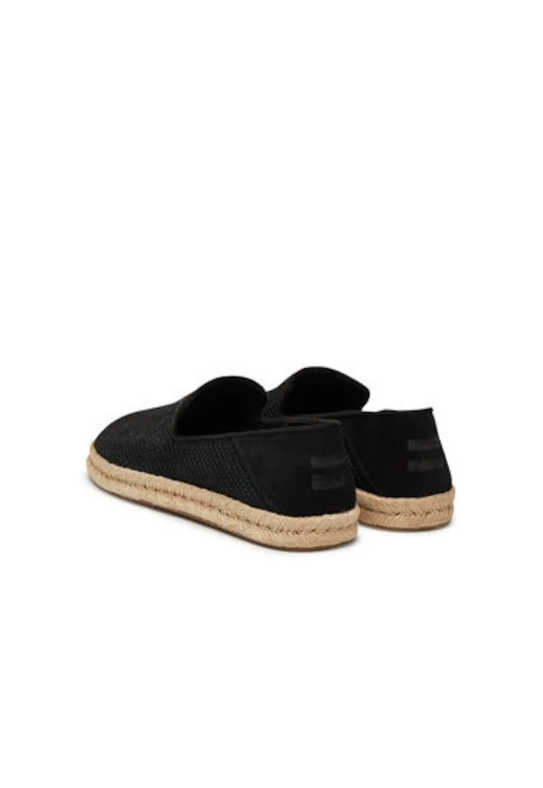 Espadrile barbati  10021909, Piele naturala, Negru