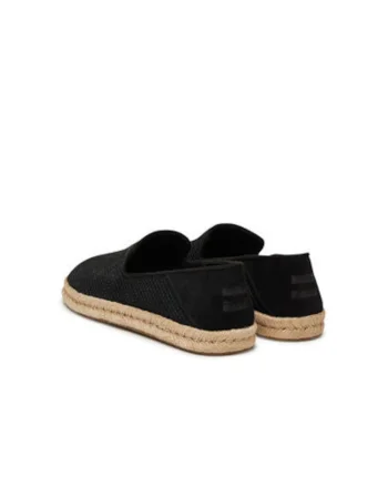 Espadrile barbati  10021909, Piele naturala, Negru