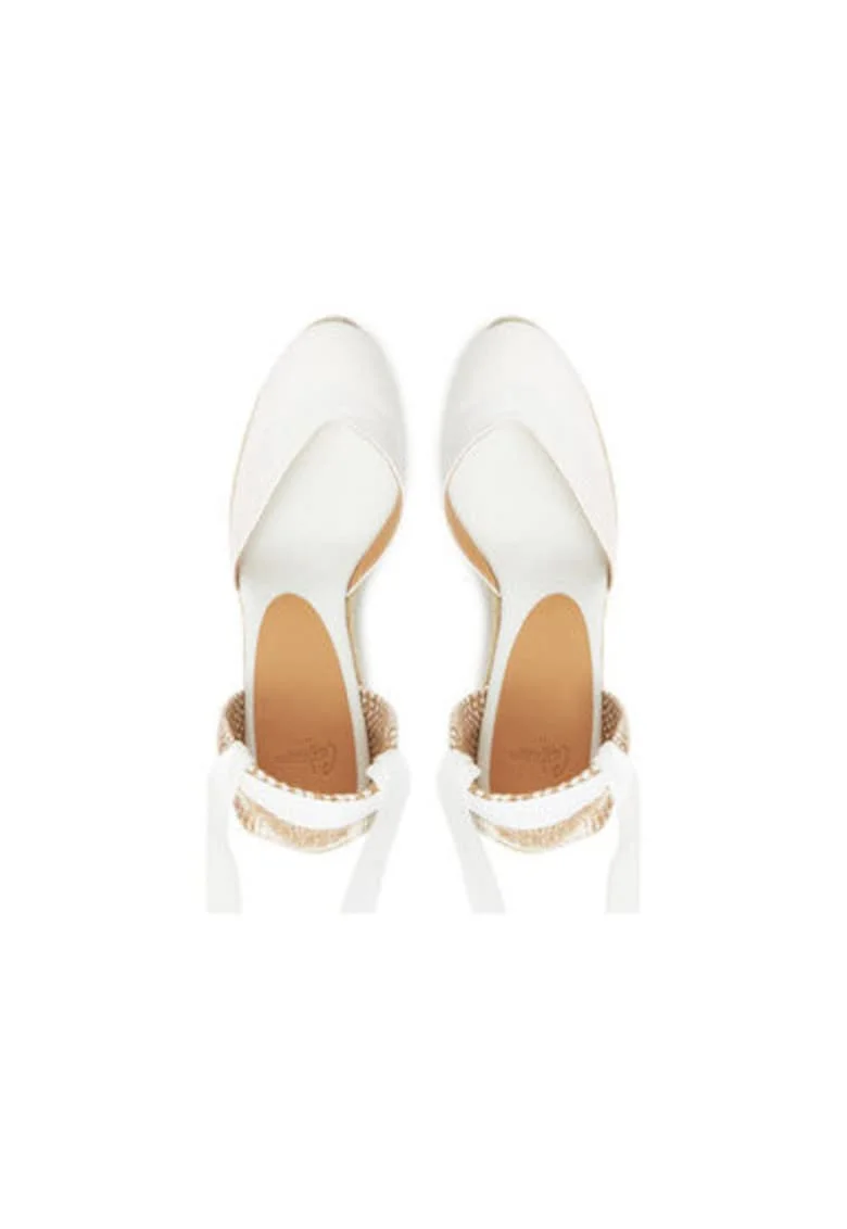 Espadrile dama  020992-200, Textil, Alb