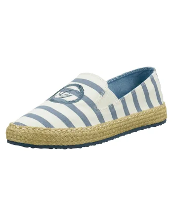 Espadrile dama  30568945, Textil, Alb/Albastru