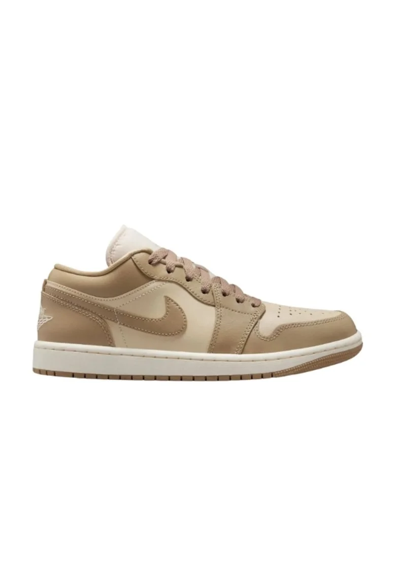 Pantofi sport dama  piele, talpa cauciuc, inchidere cu sireturi, maro/bej,