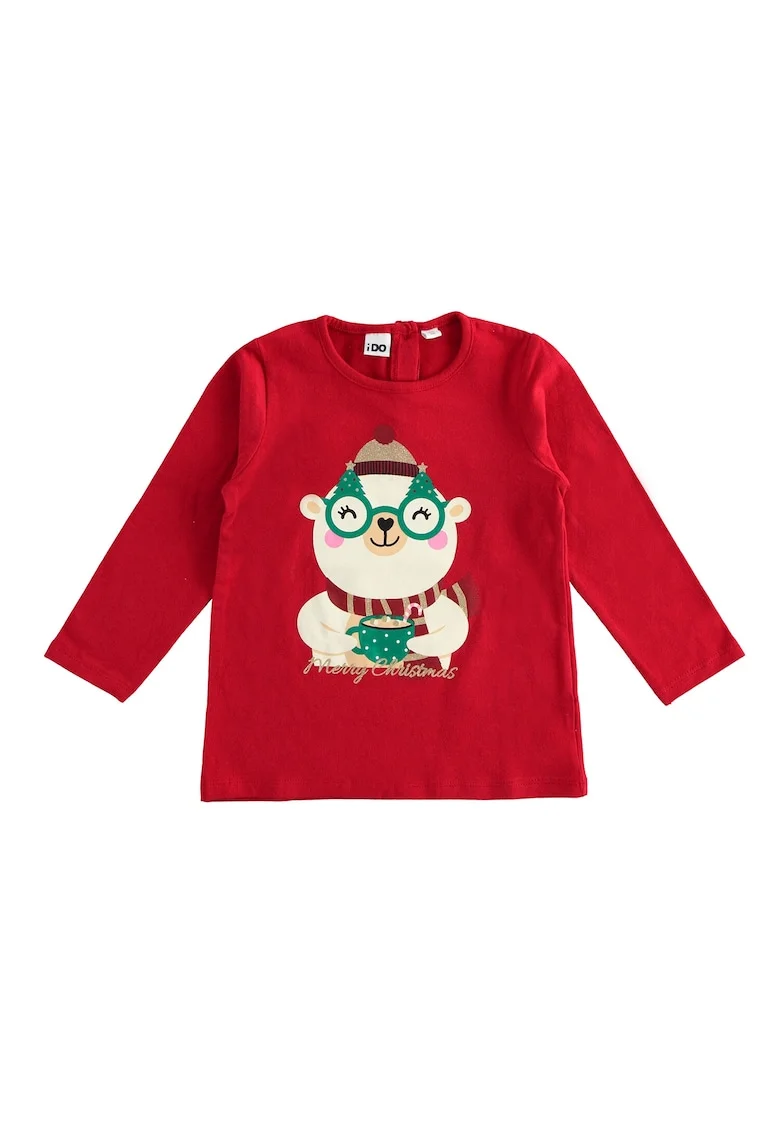 Bluza maneca lunga cu imprimeu pentru fetite,  4.5578