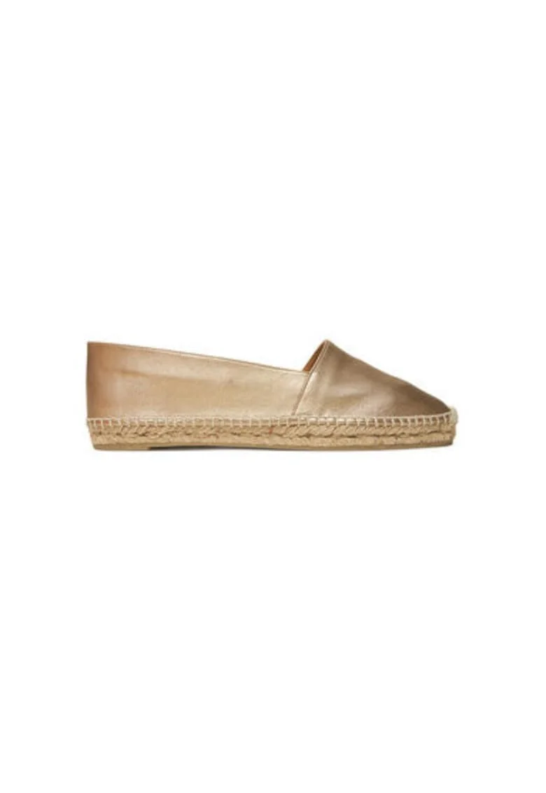 Espadrile dama  025708-3000, Piele naturala, Auriu