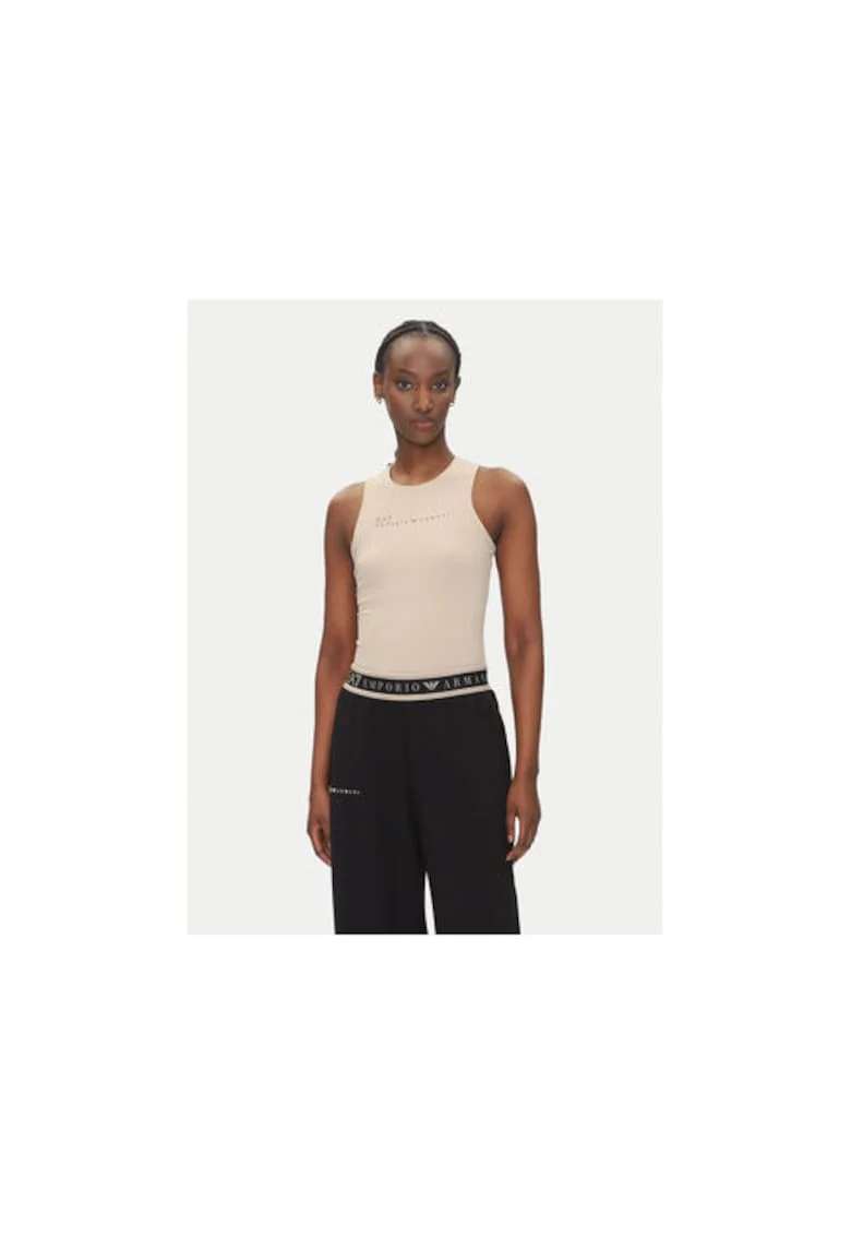 Maiou sport dama, Emporio Armani  bej, poliamida, elastan,