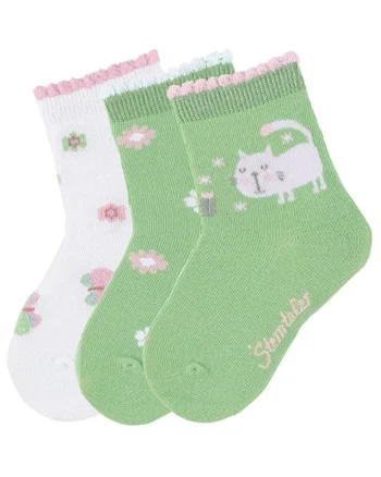 Set de sosete cu imprimeu, 3 perechi