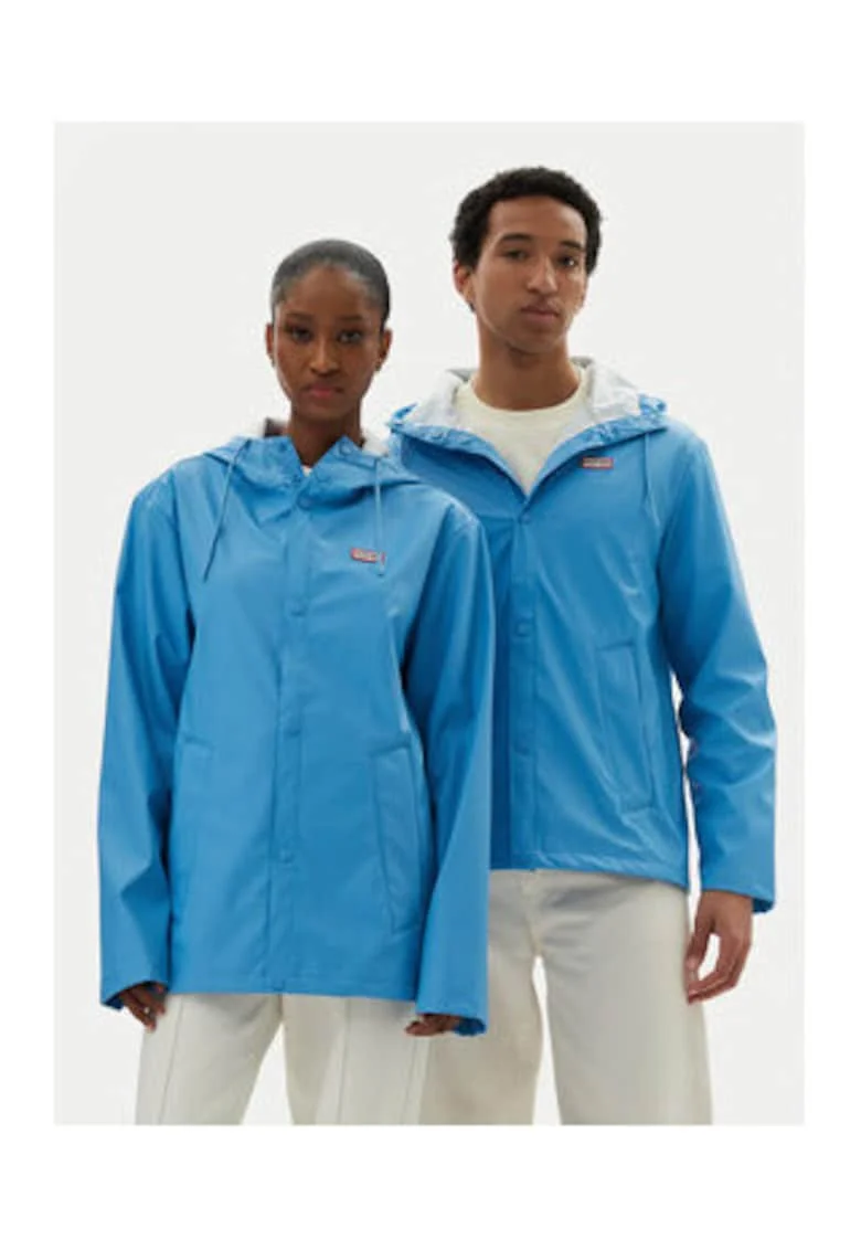 Geaca unisex,  HARU0012251, poliester/poliuretan, albastru
