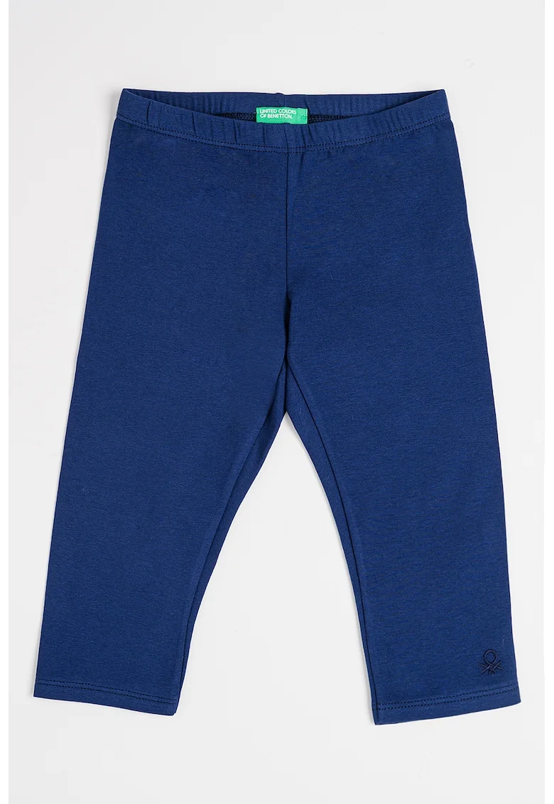 Colanti uni cu talie elastica, Bleumarin