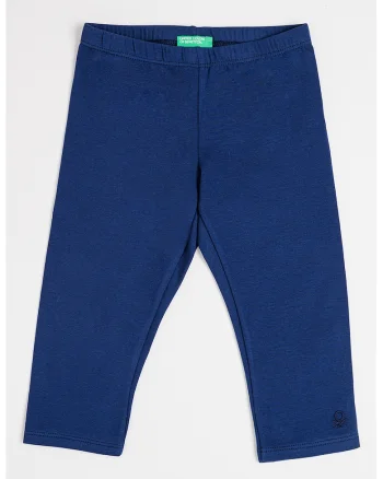Colanti uni cu talie elastica, Bleumarin
