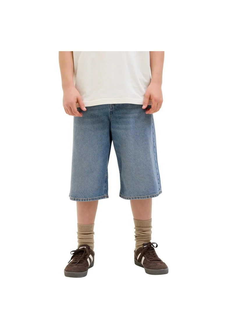 Blugi scurti JACK &JONES Iron Original 203 SN JNR 43072, Albastru