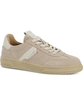 Pantofi sport  bej din piele naturala, Bej