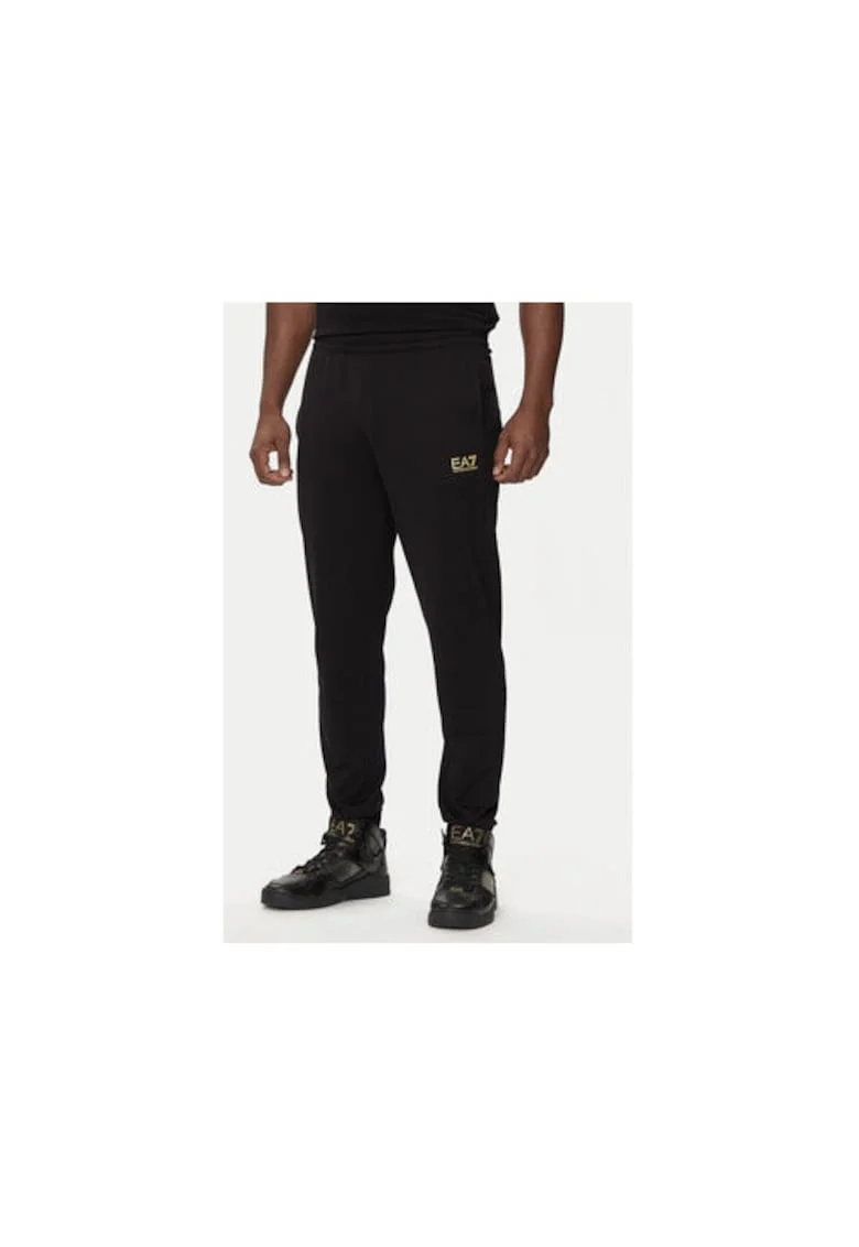 Pantaloni de trening barbati  Emporio Armani, 8NPP66 PJVRZ, Bumbac, 3XL INTL, Negru
