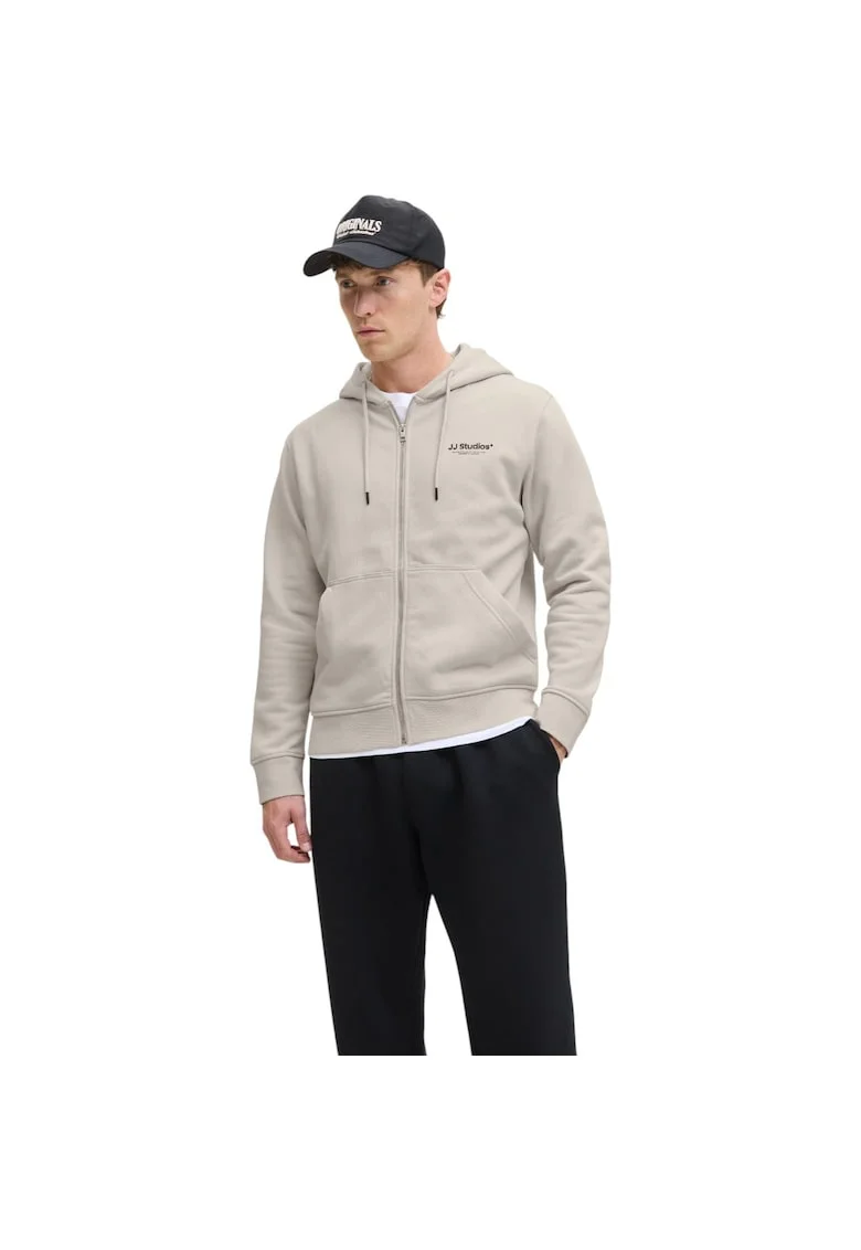 Hanorac JACK &JONES Soho Hood Zip 48738, Bej