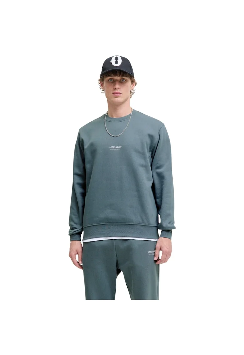 Bluza JACK &JONES Soho Crew 48766, Albastru deschis