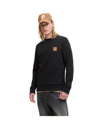 Bluza JACK &JONES Brandy Sweat Crew LN 48786, Negru
