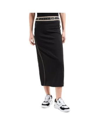 Fusta  pentru Femei, w skirt, 7W000279-AF12501-UC001, Negru, Negru