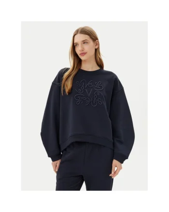 Bluza sport dama  RD0178, bumbac/elastan, bleumarin,