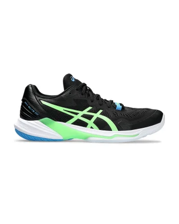Pantofi low-cut Sky Wlite 2 pentru volei, Negru/Verde electric