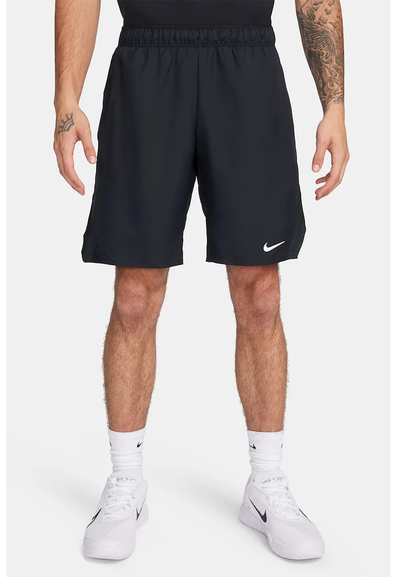 Bermude cu tehnologie Dri Fit pentru tenis, Negru