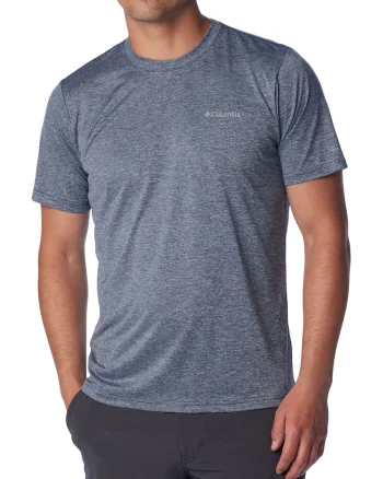 Tricou pentru drumetii si trekking Hike™, Albastru melange