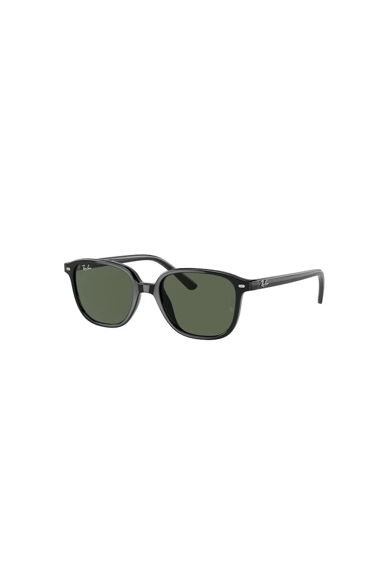 Ochelari de soare wayfarer cu logo, Negru