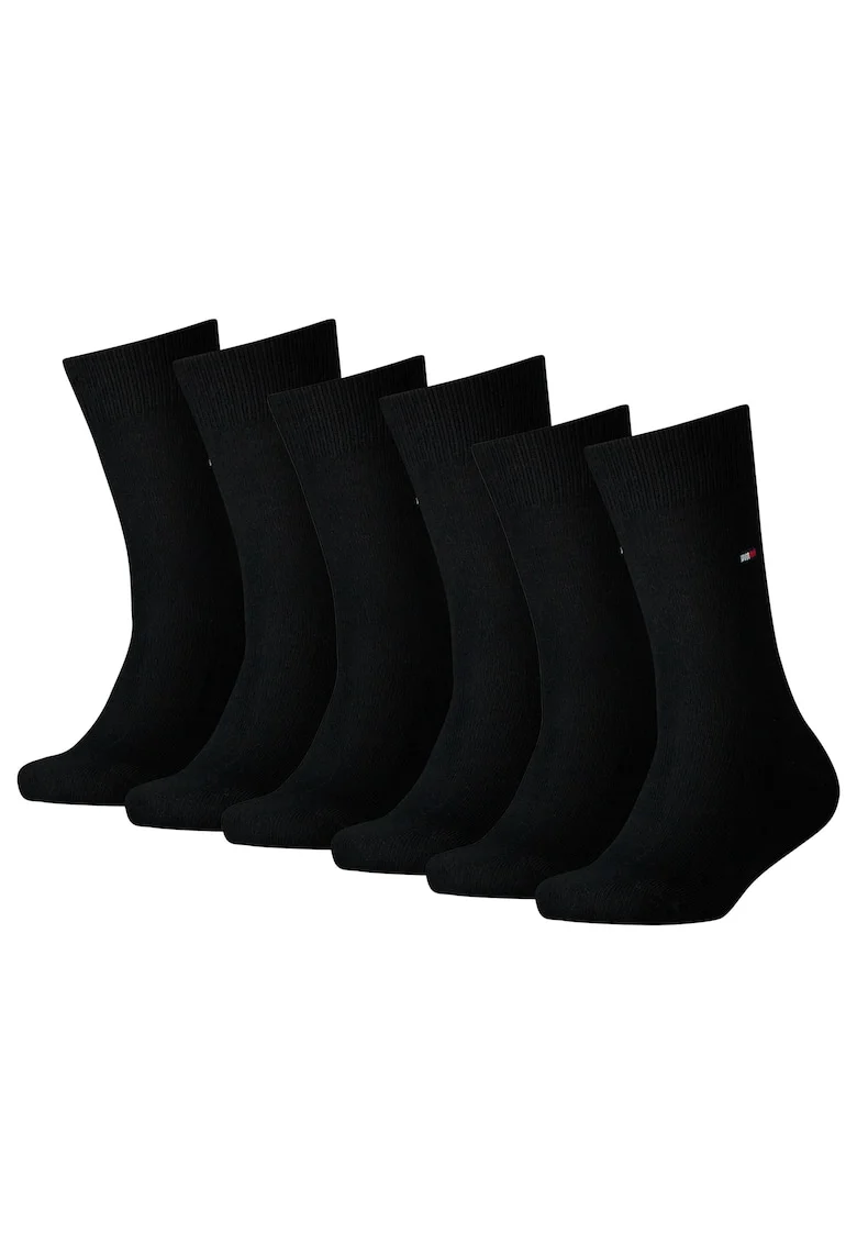 Set de sosete lungi - 6 perechi, Negru