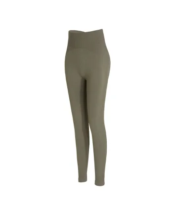 Colanti cu talie inalta pentru fitness Charm, Verde