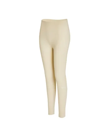 Colanti cu talie inalta pentru fitness Charm, Bej