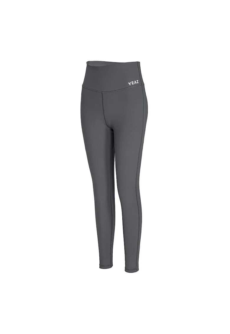 Colanti cu talie inalta pentru yoga Vibrant, Gri