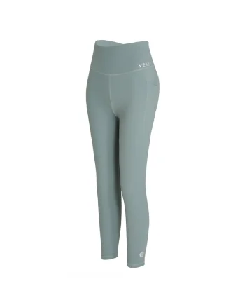 Colanti cu buzunare pentru fitness Obsessed, Verde