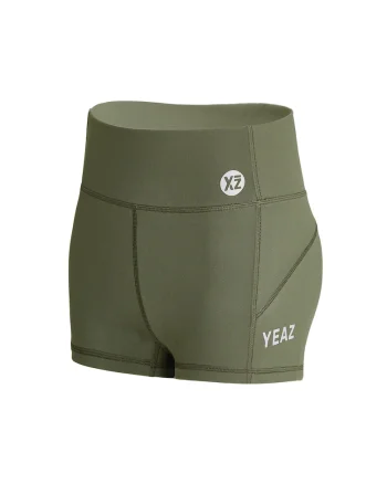Colanti scurti cu talie inalta pentru fitness Xoxo 29057, Verde