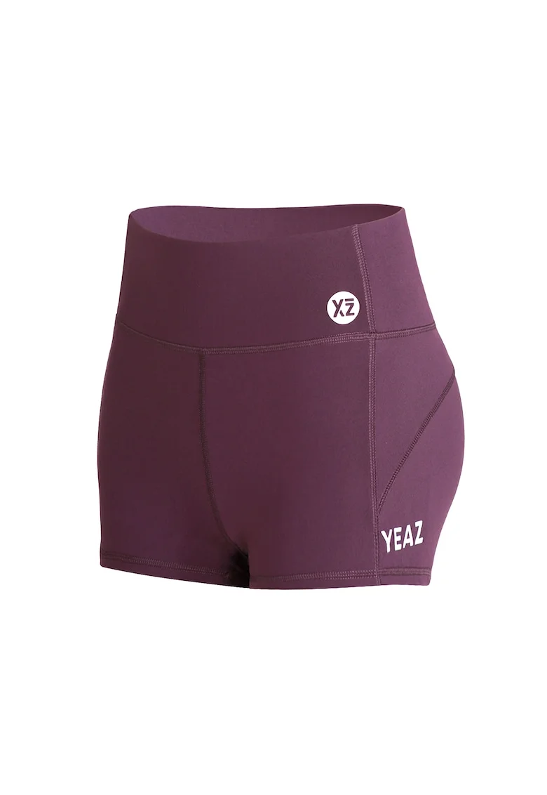 Colanti scurti cu talie inalta pentru fitness Xoxo 29057, Lila