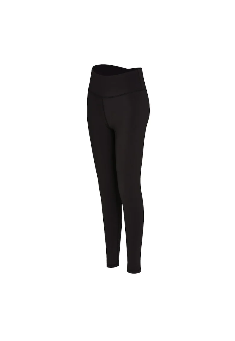 Colanti cu talie inalta pentru fitness Mission, Negru