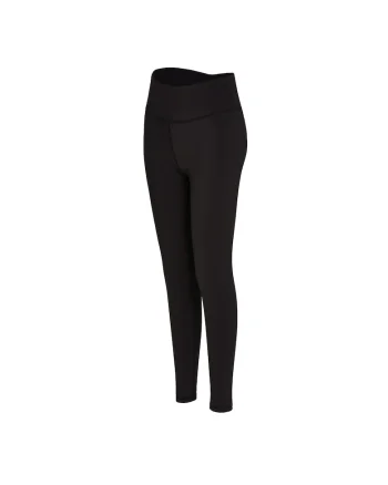 Colanti cu talie inalta pentru fitness Mission, Negru