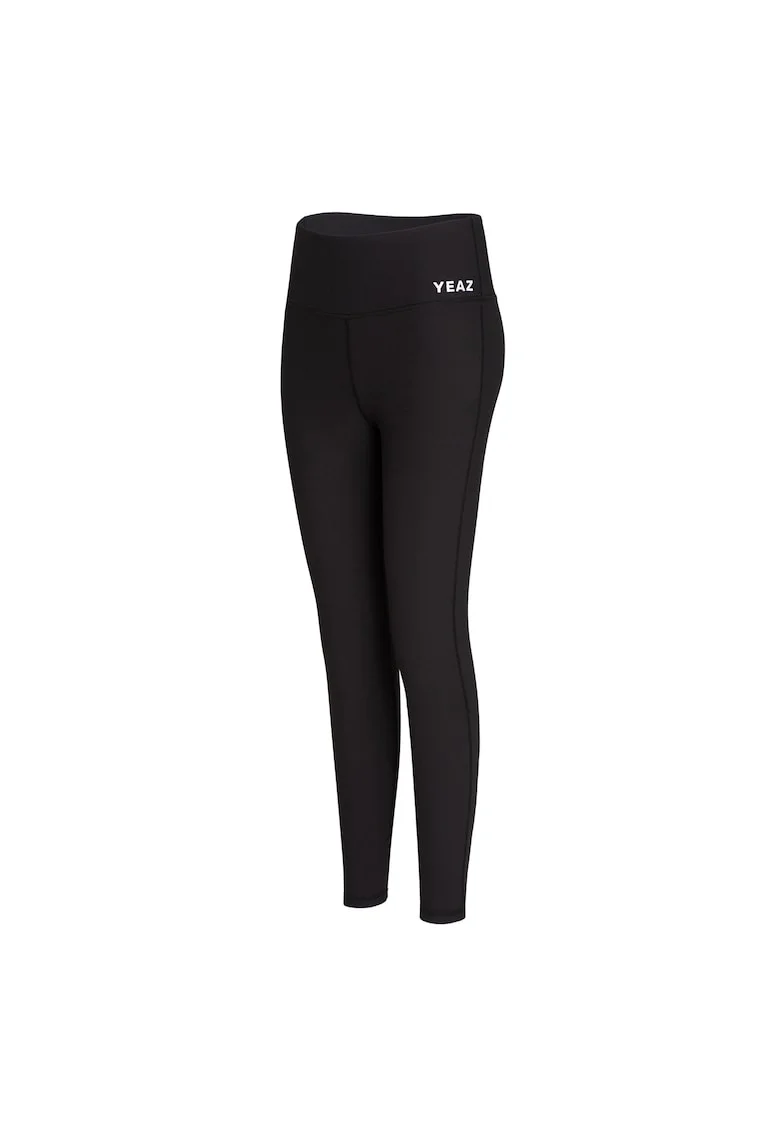 Colanti cu talie inalta pentru yoga Vibrant, Negru