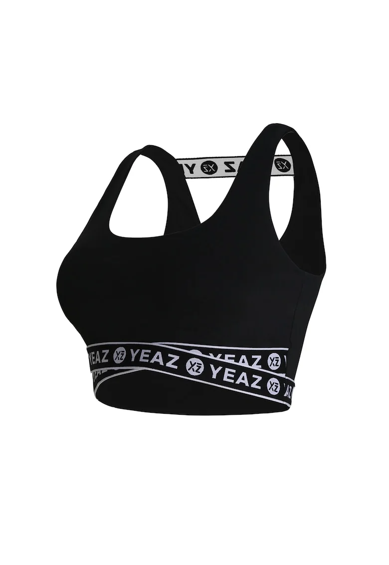 Top crop pentru antrenament Revolute, Negru