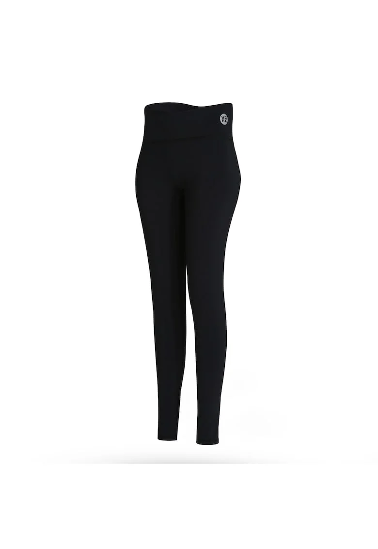 Colanti cu talie inalta pentru fitness, Negru