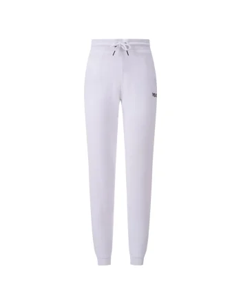 Pantaloni crop pentru fitness Chilax, Alb