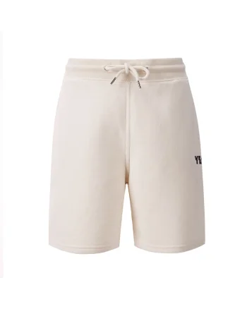 Bermude unisex cu snur de ajustare Chax, Alb